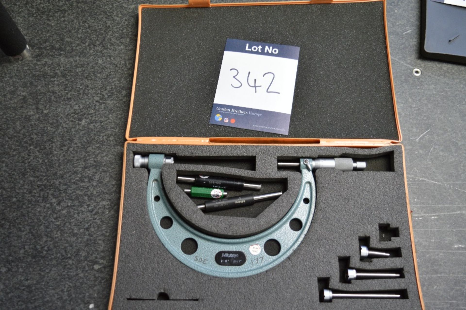 Mitutoyo 2-6" Micrometer
Serial Number: 104-162