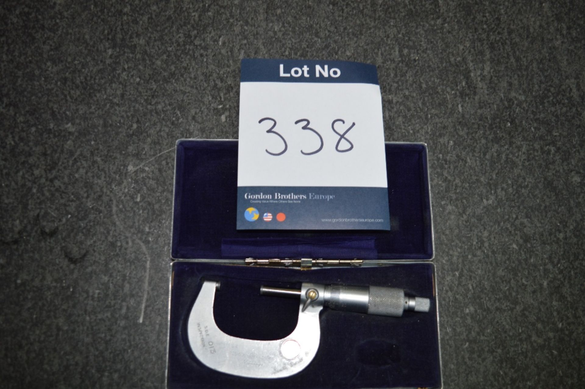 Linear 0-25mm Micrometer
Serial Number: 7093861