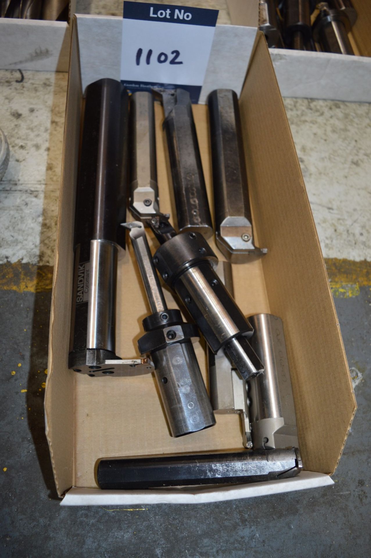 Nine Various Turning Boring Holders, as lotted