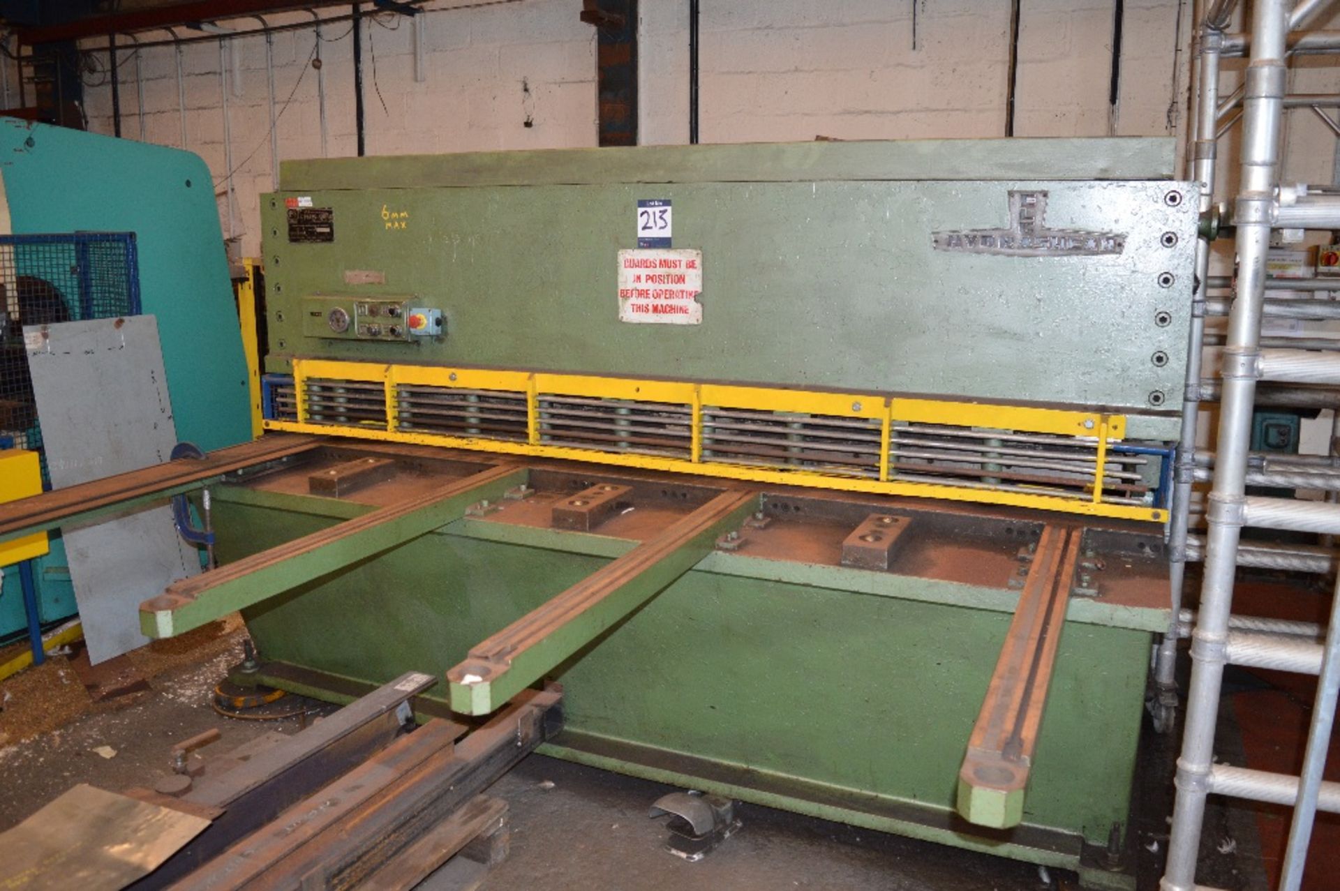 Elga Hydra Shear hydraulic metalworking guillotine