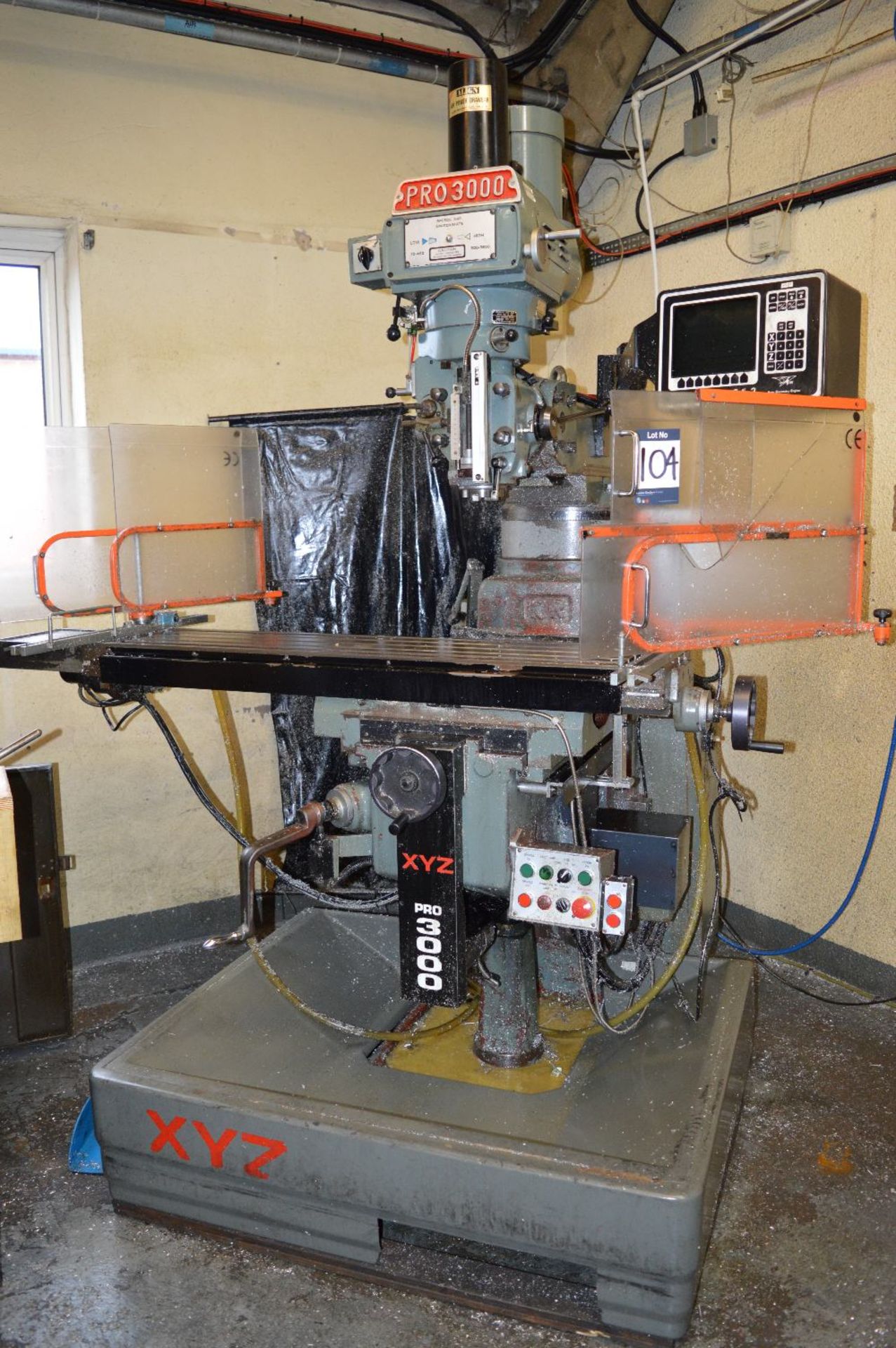 XYZ Pro 3000 CNC vertical milling machine
Serial n