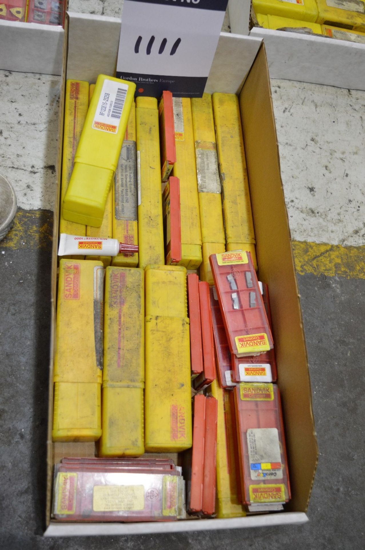 Thirteen Sandvik Turning Holders and 15 Boxes of T