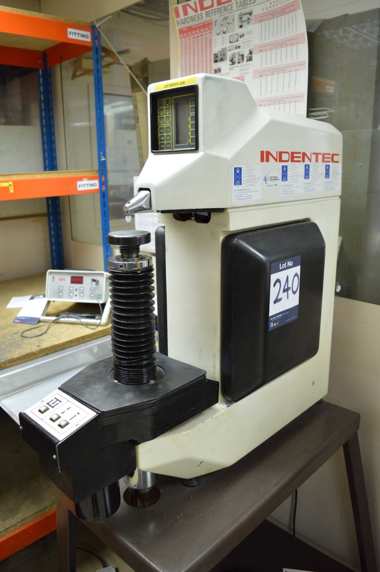 Indentec bench mounted hardness tester
Reference:
