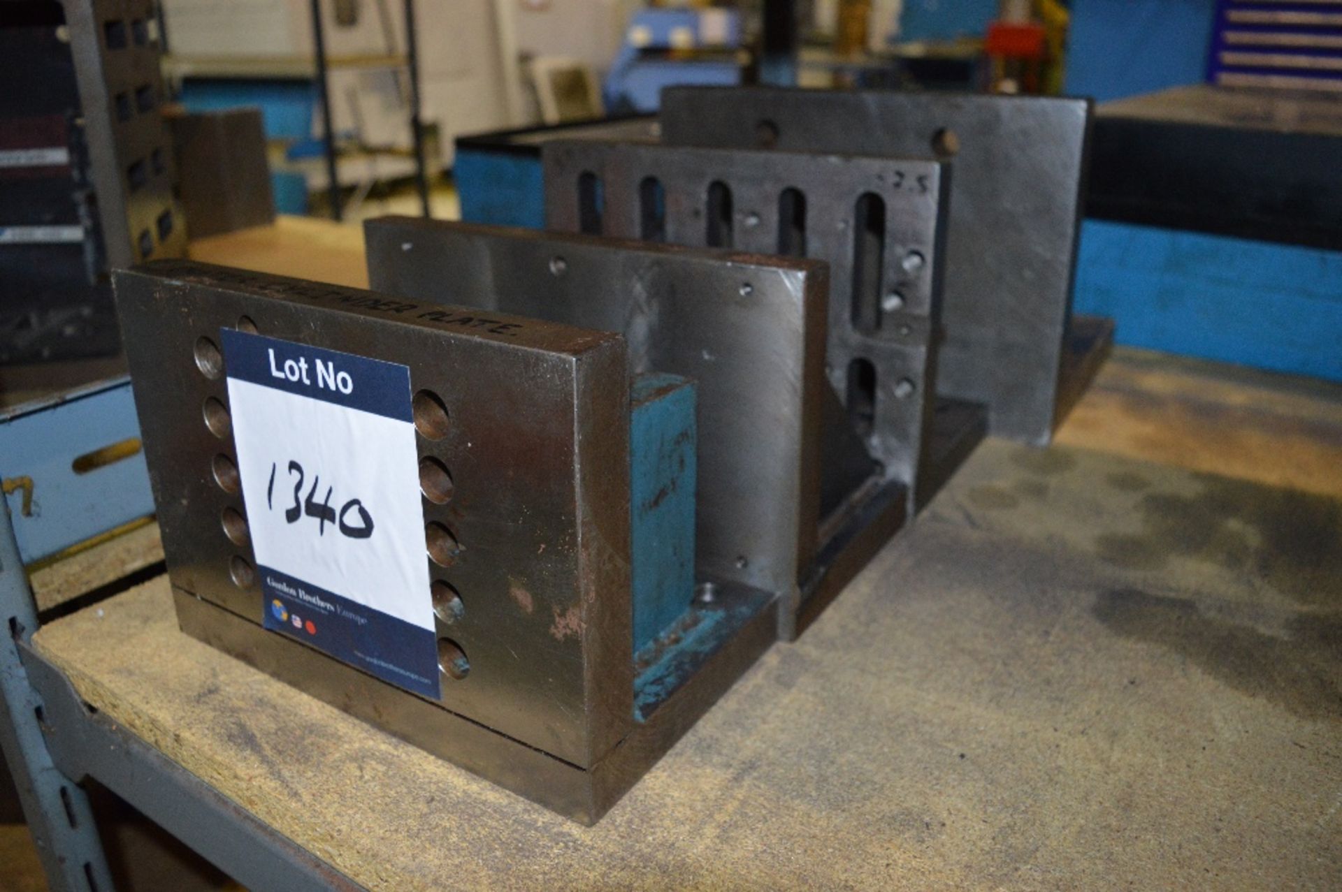 Four Various Angle Plates, as lotted