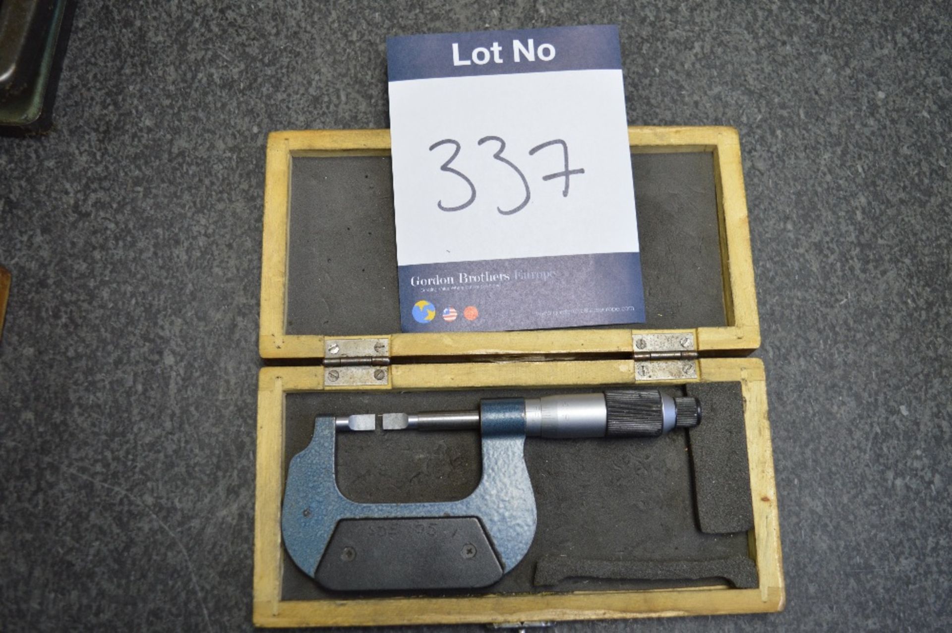 Linear 0-25mm Micrometer
Serial Number: SDE105