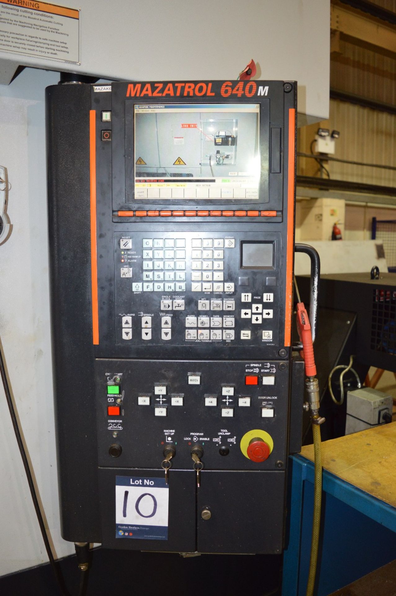 Mazak VTC-200B-II 3 axis CNC vertical machining ce - Image 2 of 10