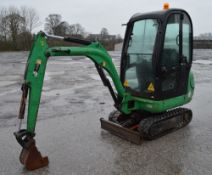 JCB 801.8 1.5 tonne rubber tracked excavator
Year: 2008
S/N: 1321648
Recorded hours: 2007
blade,