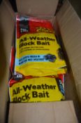 Box of 6 bags of Big Cheese all weather block bait
New & unused