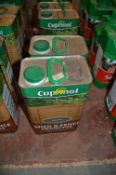 2 - 5 litre Cuprinol shed & fence protector Colour: Acorn Brown
New & unused