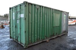 20 ft x 8 ft steel shipping container
N1629