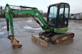 JCB 8030 ZTS 3 tonne rubber tracked mini excavator
Year: 2008
S/N: 1538294
Recorded hours: