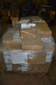 Appx 74 Boxes  x 10 rolls    Each roll contains 50  White Refuse Sacks  
Each sack measures 500mm x