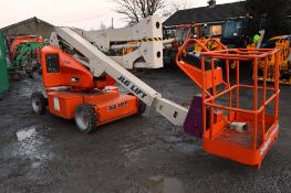 JLG N40 40 ft electric articulated boom
Year: 1998
S/N: 360007
Recorded hours: 1181