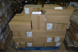Appx 40 Boxes  x 50 rolls    Each roll contains 20  White Refuse Sacks  
Each sack measures 584mm x