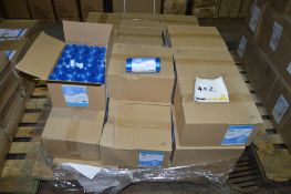 Appx 36 Boxes  x 20 rolls    Each roll contains 25  Blue Refuse Sacks
Each sack measures 575mm x