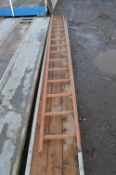 12 ft wooden pole ladder
A621673