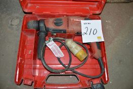 Hilti TE-2 110v SDS hammer drill
c/w carry case
A548042