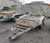 Indespension 8ft x 4ft tandem axle plant trailer S/N:079895A