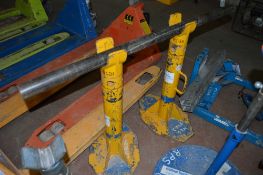 Pair of axle/pipe stands