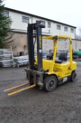 Hyster 25 2.5 tonne diesel fork lift truck
Year: 2001
S/N: H177B28369Y
Recorded hours: 12783