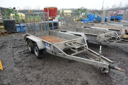 Indespension 8ft x 4ft tandem axle plant trailer
S/N: 084693