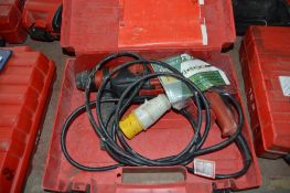 Hilti TE2 110v power drill c/w carry case 0052