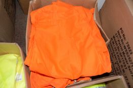6 pairs of Hi-Viz orange flame retardant trousers Size Various
New & unused