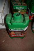 5 litre bottle of Cuprinol one coat sprayable fence treatment Colour Harvest Brown
New & unused