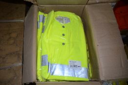 Box of 24 Hi-Viz yellow polo shirts Size XL
New & unused