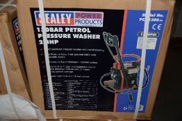 Sealey 130 bar petrol driven pressure washer
New & unused