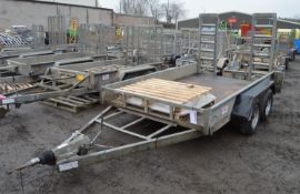 Indespension 10ft x 6ft tandem axle plant trailer S/N:O89095