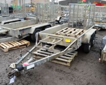 Indespension 8ft x 4ft tandem axle plant trailer S/N:O81737