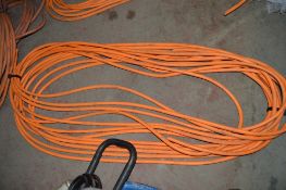 Pair of welding cable extension leads