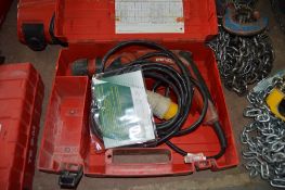 Hilti TE2 110v power drill c/w carry case 0032
