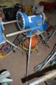 Rigid 110v pipe threader  c/w foot pedal, threading head & cutting head SR3155