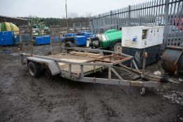 Indespension 10ft x 5ft tandem axle plant trailer