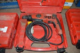 Hilti TE2 110v power drill c/w carry case 0047