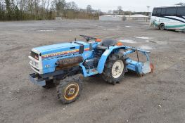 Mitsubishi MT1401D diesel compact tractor
S/N:
Recorded hours: 993
c/w rotovator