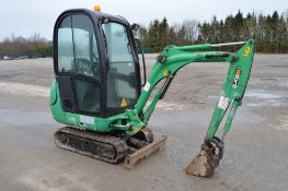 JCB 801.6 1.5 tonne rubber tracked mini excavator
Year: 2007
S/N: 1505607
Recorded hours: 1984