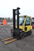 Hyster 2.5 Fortens 2.5 tonne diesel fork lift truck
Year: 2006
S/N: LT17781263D
Recorded hours: