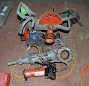Rigid 258 hydraulic pipe cutting kit