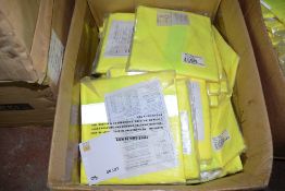Box of 50 Hi-Viz yellow waistcoats Size 4XL
New & unused