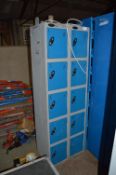 10 compartment battery bank locker system BAT001H