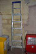 8 tread aluminium step ladder A447841