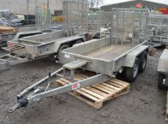 Indespension 8ft x 4ft tandem axle plant trailer S/N:106247