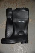 Dunlop black safety wellington boots Size 5 New & unused