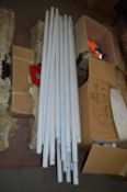 Quantity of various marquee poles New & unused