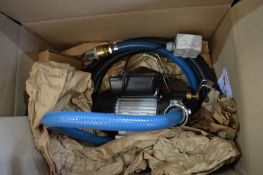 240v diesel transfer pump c/w hoses New & unused