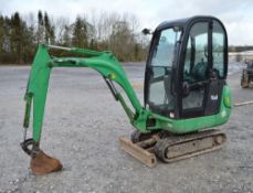 JCB 801.6 1.5 tonne rubber tracked mini excavator
Year: 2007
S/N: 1505835
Recorded Hours: 1602