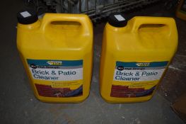 2 - 5 litre tubs of brick & patio cleaner New & unused